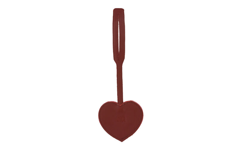 Glitter Heart Bag Charm, , large